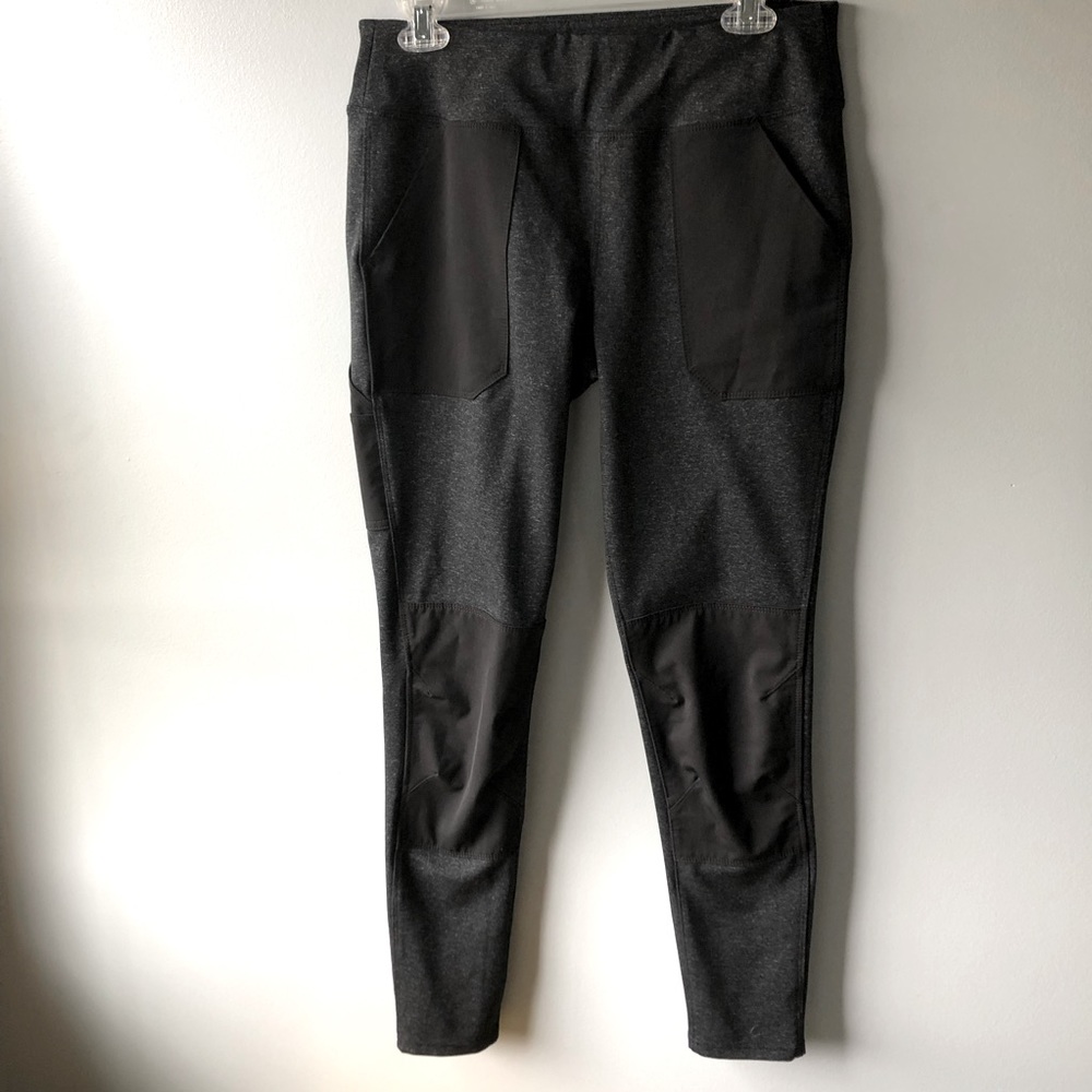 Carhartt Grey Fitted Force Utility Leggings with Pockets Utility Sz Medium Tall